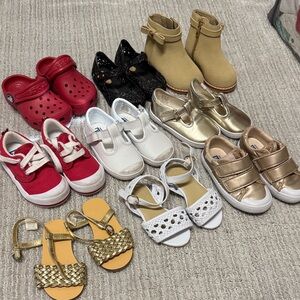 Toddler girls shoe lot, size 4